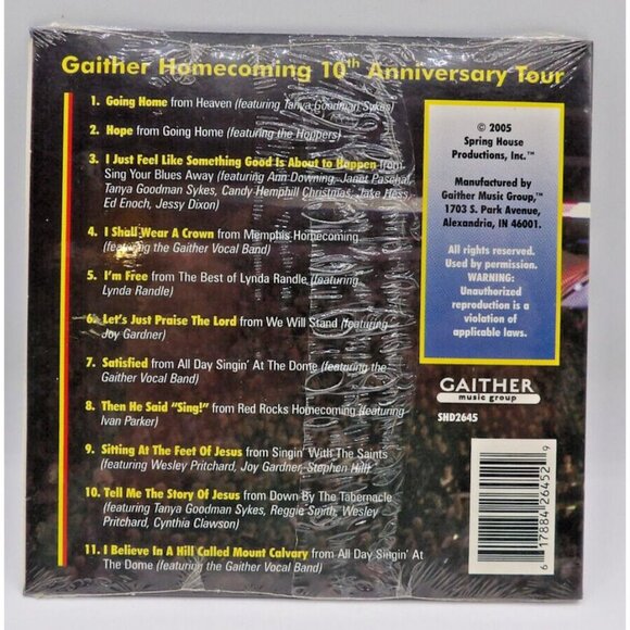 Ten - Gaither Homecoming Anniversary Tour ©2005 Gaither Music Group Spring House - Picture 2 of 2